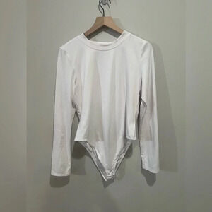 Good American The Crewneck jersey body suit size 5 (women’s XXL)